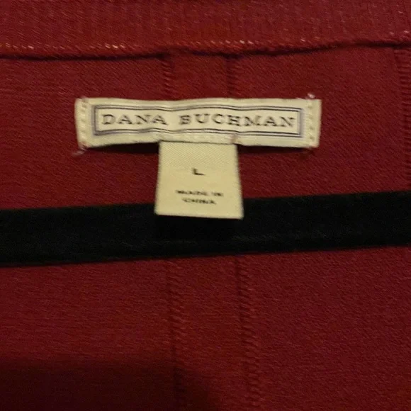 DANA BUCHMAN - BURGUNDY DRESS - Picture 2 of 3